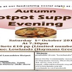 Autumn Hotpot Supper Evening flyer 1