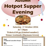 Autumn Hotpot Supper Evening flyer