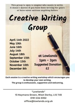 creative writing groups for adults